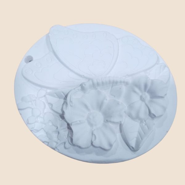 Butterfly & Flowers round trim