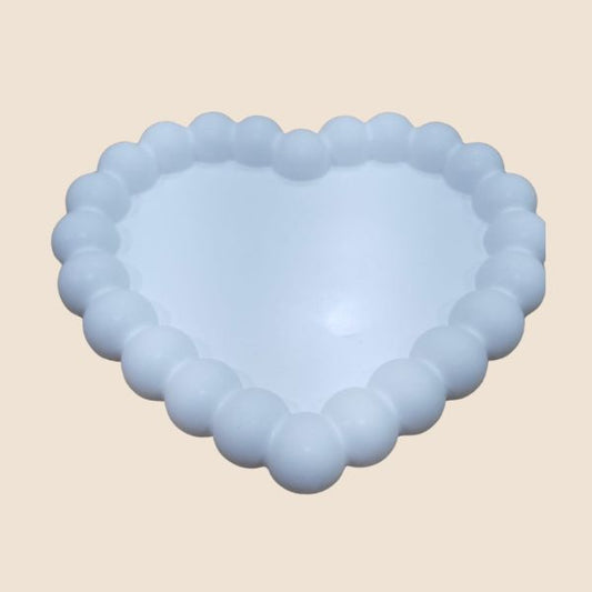Bubble heart plate