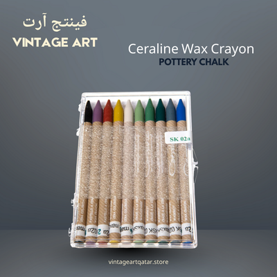 Ceraline Wax Crayon: 10 Piece Set