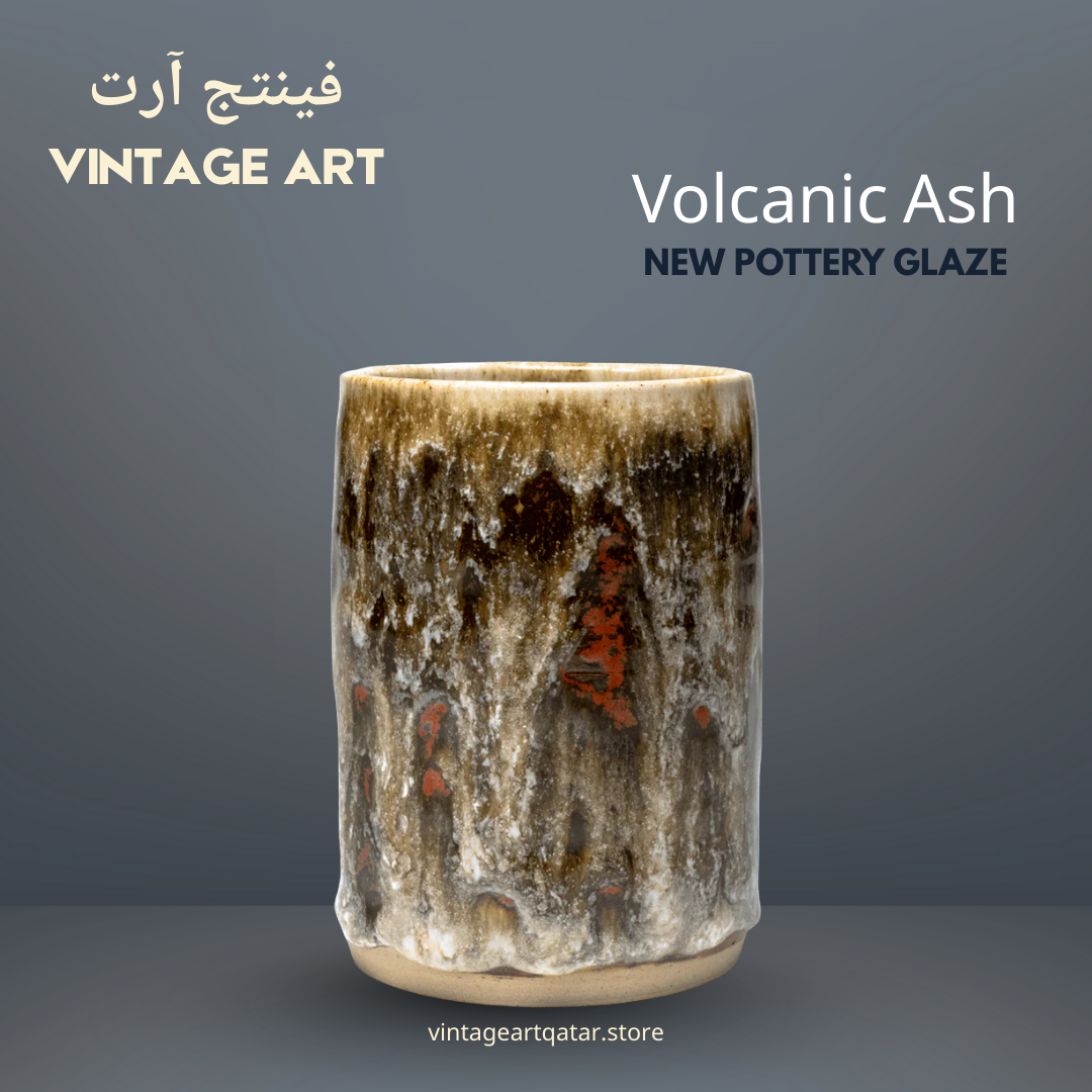 Vitraglaze Stoneware Layers: Volcanic Ash