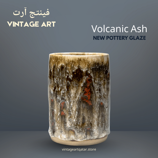 Vitraglaze Stoneware Layers: Volcanic Ash