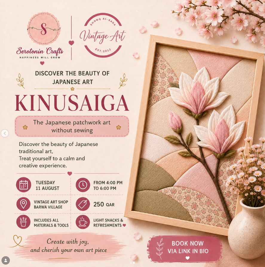 Kinusaiga Workshop with Serotonin_art