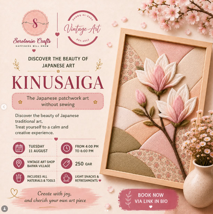 Kinusaiga Workshop with Serotonin_art